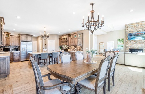 Linn Creek Casa | Luxury Home on Cove with Boat Slips, Waterslides, and Jump Deck