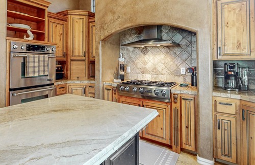 Estrella Mountain Ranch Casa | Luxury home with a pool, spa, fireplace, & private gas grill