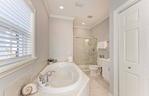 Holmes Beach Casa | Luxury Italian Villa, Across From The Gulf, Heated Pool, Pool Bar, Game Room