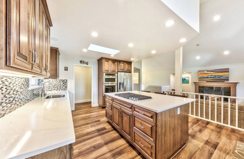 Tahoe Keys Casa | Luxury Keys Living: 3BR, Pool, Boat Dock, & BBQ