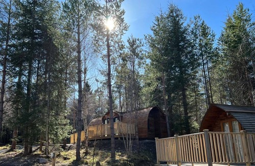 Tomintoul Cabina | Grande-Cabaña-Baño privado con ducha