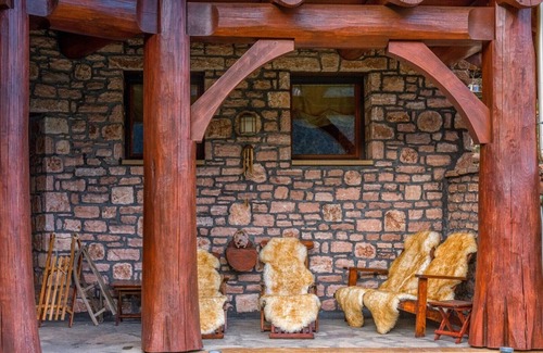 Karpenisi Chalet De Esquí | Chalet de montaña de lujo, con sauna privada y piscina (planta baja)