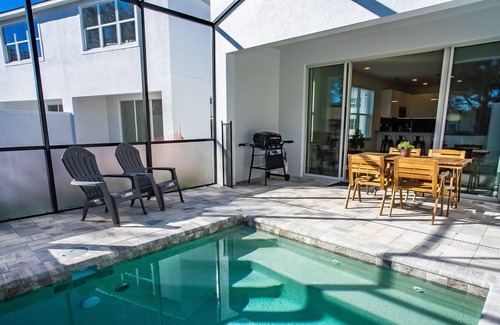 Silver Creek Casa | Modern 4BR th-Private pool/BBQ 20m 2 Disney - 17510 HF