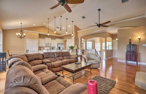 Palm Harbor Casa | Luxury Palm Coast Home with Dock and Game Room!