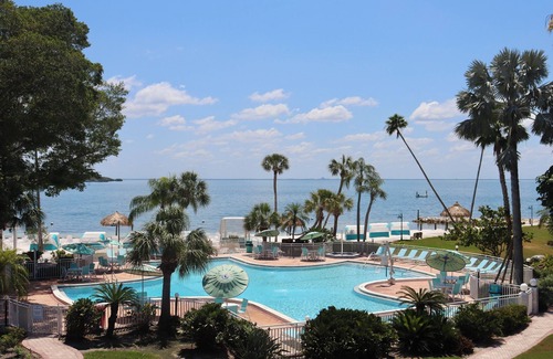 Pinellas Point Casa | Luxury Seaside Stay! Private Beach, Outdoor Pools, Pets are Welcome!