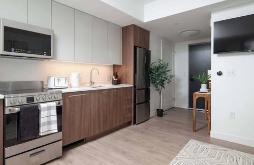 Central Square Apartamento | Luxury Studio with King bed Gym near MIT Harvard in Central Square!