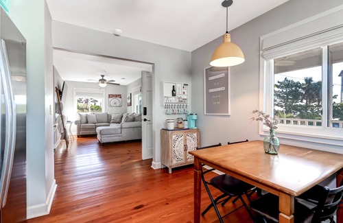 Folly Beach Casa | Luxury Swim Spa! Pet friendly, Private Dock, Marsh & River Views