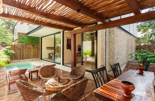 Zama Apartamento | Luxury Three Bedroom Jungle Suite Private Pool TL19