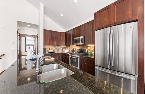 Keystone Casa | Luxury Townhome with Mountain Views, Private Balcony and Walk Out Patio