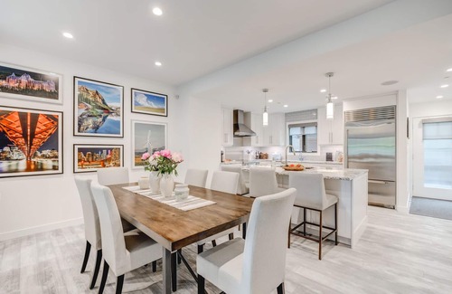 Southwest Calgary Casa | Luxury Townhouse, Top Patio Downtown Views + Elevator