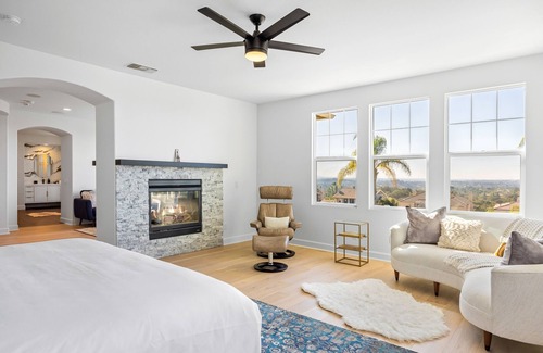 La Costa Oaks South Casa | Luxury valley-view home with pool, pool spa, grill, fireplaces, and pool table