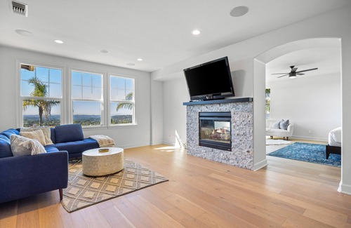 La Costa Oaks South Casa | Luxury valley-view home with pool, pool spa, grill, fireplaces, and pool table