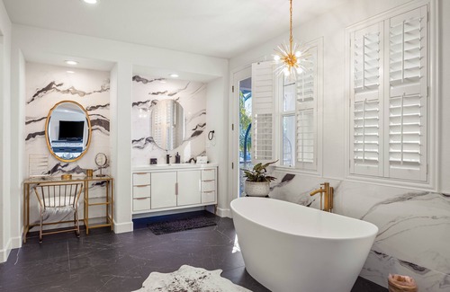 La Costa Oaks South Casa | Luxury valley-view home with pool, pool spa, grill, fireplaces, and pool table