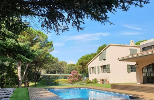 Mont Barbat Villa | Luxury Villa in Costa Brava with Private Pool, Tennis Court, and Sauna