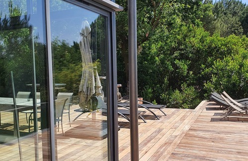 Lege-Cap-Ferret Casa | Luxury villa cap ferret quiet heated mirror infinity pool and spa