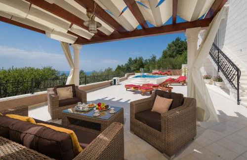 Jesenice Villa | Luxury VILLA MAJA with whirlpool, heated pool, gym, sauna, panoramic sea views