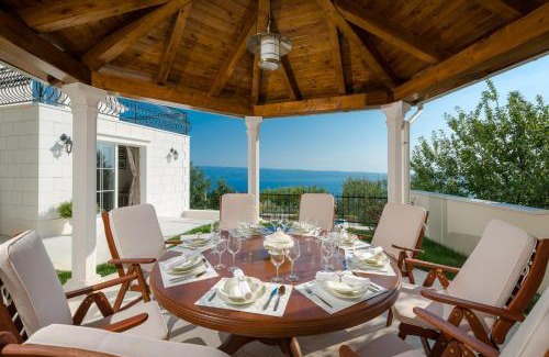 Jesenice Villa | Luxury VILLA MAJA with whirlpool, heated pool, gym, sauna, panoramic sea views