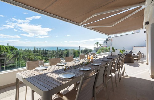 Mijas Villa | Villa de lujo con piscina privada, con vistas al mar, Wi-Fi y aire acondicionado
