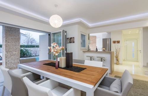 Kolanjski Gajac Villa | Luxury Villa White Rose with the Pool near Zrce Beach