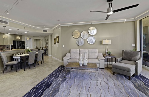 Cape Harbour Condominio | Luxury Water View 3B/2B Condo w/ Heated Pool Ideal For Snowbirds or Remote Work!