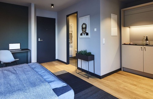Vorsfelde Apartamento | Lujo con terraza - Design Serviced Apartment en Wolfsburg