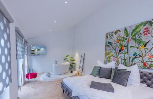 Guetersloh Apartamento | Luxus Wellness Loft - 245qm - Designwohnen im Zentrum