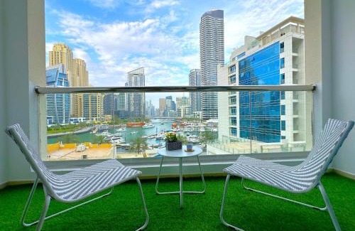 Dubai Marina Apartamento | Lxury Brand New Studio w/Balcony and Marina View