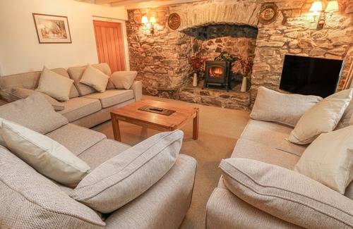 Haverfordwest Cabaña | MAERDY LODGE, ideal para familias, con un jardín en Solva, Ref 1007390