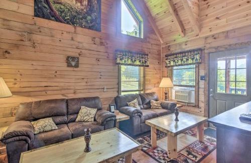 Maggie Valley Casa | Maggie Valley Family Cabin with Porch and Fire Pit!