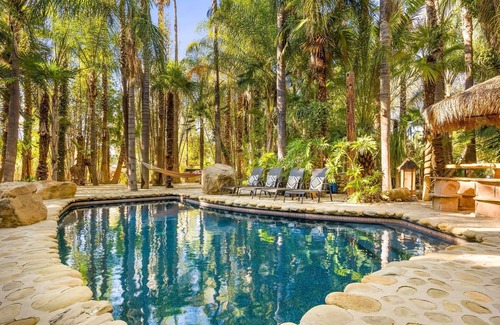 Ojai Casa | Magical Tropical Lodge & Lagoon con 4 chimeneas 2 Jungle Spas y 5 habitaciones