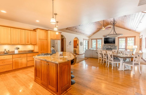 Kalispell Casa | Magical mountain retreat with a firepit, patio, W/D, & central AC - dog-friendly