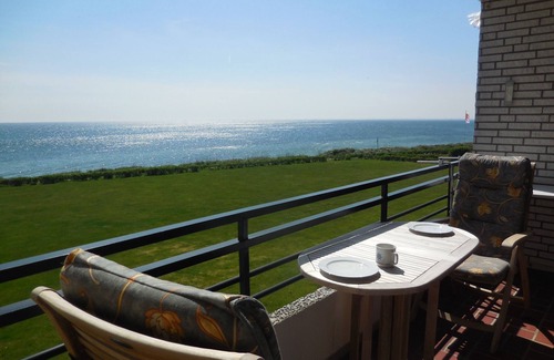 Staberdorf Apartamento | Mágica vista al mar sin restricciones desde el balcón del mar Báltico con una playa natural