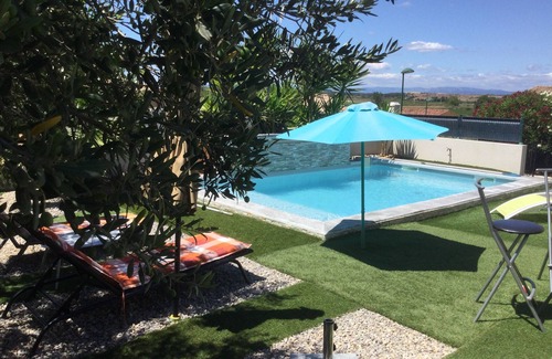 Vendres Casa | Magnífica casa contemporánea a 5 mm de las playas con piscina climatizada.