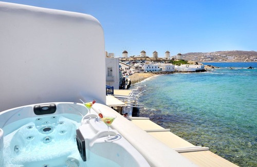 Little Venice Villa | Magnificent Mykonos Suite | Suite with Beautiful Aegean Sea Views and Outdoor Jacuzzi | Mykonos