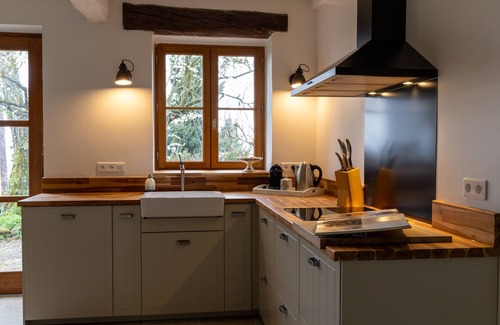 Raissac-sur-Lampy Casa | Magnífica casa de piedra w. piscina compartida en pequeña escala Domaine - Maison Malepere