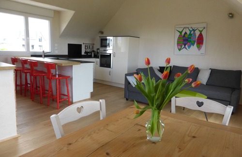 Loctudy Casa | Magnífica con vistas al mar - Casa de alquiler pies en el agua - Loctudy Lesconil