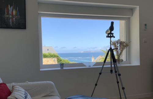 Beuzec-Cap-Sizun Casa | Magnificent Villa facing the beach of Pors Peron