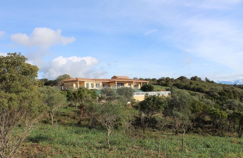 Serra-di-Ferro Villa | Magnífica villa piscina climatizada jacuzzi vista panorámica al mar a 3 km de la playa