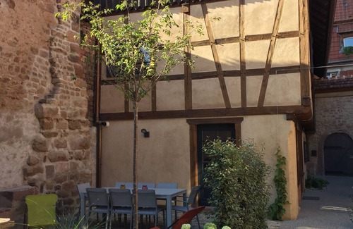 Epfig Casa | Hermoso cuerpo granja XVIII de lujo en el corazón de los viñedos de Alsacia.