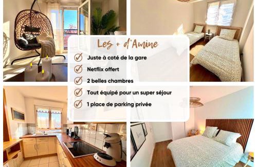 Arras Apartamento | Magnifique 2 chambres - Parking - Netflix - Gare
