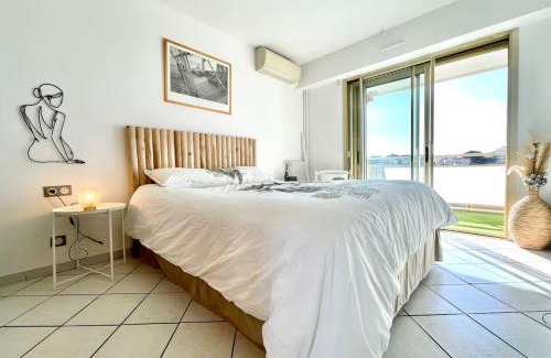 Juan-les-Pins Apartamento | Magnifique 2P vue mer Terrasse Parking