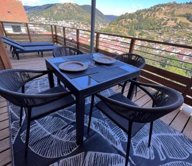 La Bresse Apartamento | Magnifique appartement classé 4 étoiles avec Sauna et terrasse dans chalet