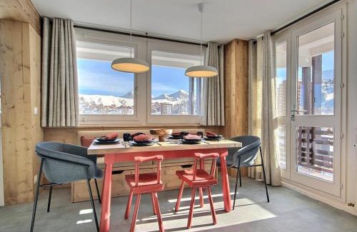 Plagne Centre Apartamento | Magnifique appartement rénové avec balcon et Wifi à Plagne Centre - FR-1-455-169