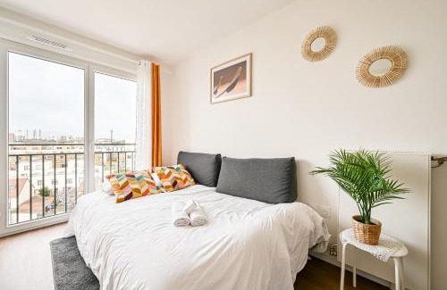 Pierrefitte-sur-Seine Apartamento | Magnifique Appart Tram Parking 4pers