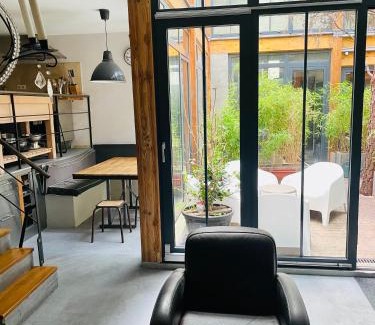 La Villette Apartamento | Magnifique LOFT Appartement Chalet Climatisé Buttes Chaumont