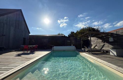 Roncherolles-sur-le-Vivier Apartamento | Magnifique maison d'architecte pour 8 pers avec piscine privée