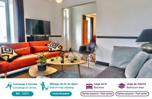 Saint-Guenole Casa | Magnifique maison pour 9 - Saint Guénolé