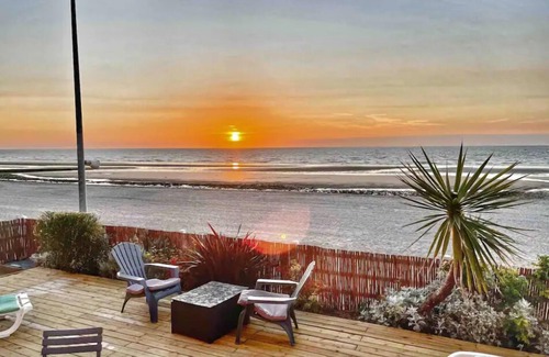 Auberville Apartamento | Magnifique vue sur la mer direct sur la plage appartement 110m2 8-9 pers terrass