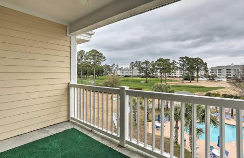 Central Myrtle Beach Apartamento | Magnolia Pointe Condo on Golf Course!