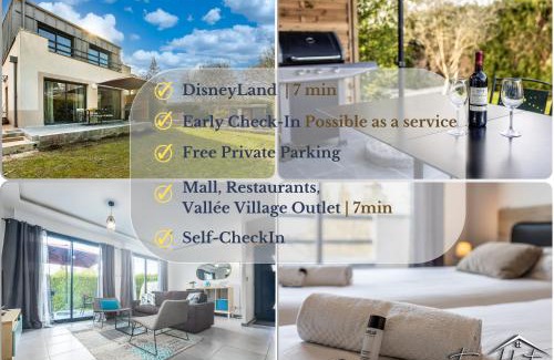 Magny-le-Hongre Casa | Magny's Oasis - DisneyLand 5min - Private Parking - Terrace & Garden